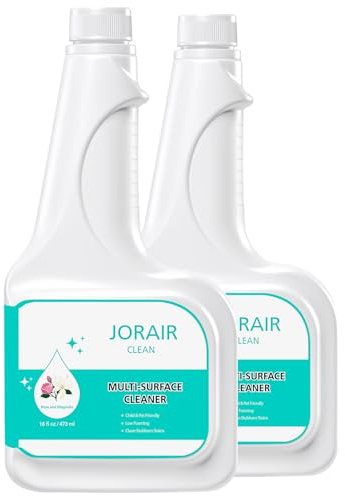 Floor Cleaning Solution Compatible with Eufy X10 Pro Omni, C20 Omni, X9 Pro | X8 Pro/X8 Hybrid Series, L60/L35/G30/G40 Hybrid Series, 473 ml, Floor Cleaner for Multi-Surface Hard Floor (2 Bottles)