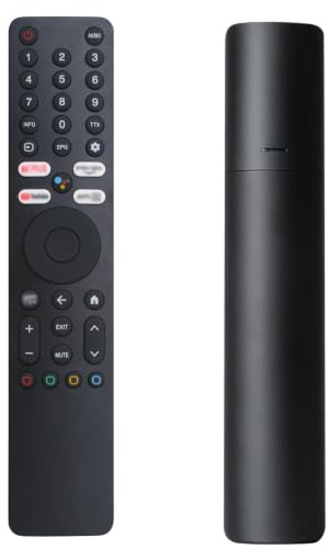 Telecomando universale di ricambio per Xiaomi TV con ricerca vocale | per Smart TV MI Q1 P1 32 43 55 75 e QLED, Connessione Bluetooth Rapida