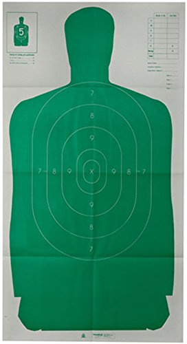 Champion Traps and Targets, Police Silhouette Target, 24x45 Green (100 Pack) (40732)