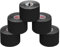 ALPIDEX 5 Rollen Kinesiologie Tape 5m x 5cm Viele Farben Anwendungsbroschüre Elastisch Wasserfest Hautfreundlich Physio Muskel Tape Set, Farbe:schwarz