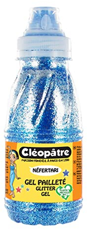 CLEOPATRE - Gel Pailleté Bleu au format de 250 ml