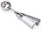 Accessotech Stainless Steel 6cm Scoop for Ice Cream Mash Potato Food Spoon Kitchen Ball