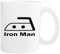 Mister Merchandise Kaffeetasse Iron Man Bügeln Teetasse Becher, Farbe: Weiß