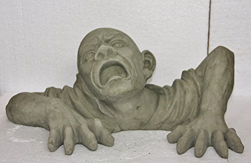 Zombie, Figur aus Steinguss, Frostfest