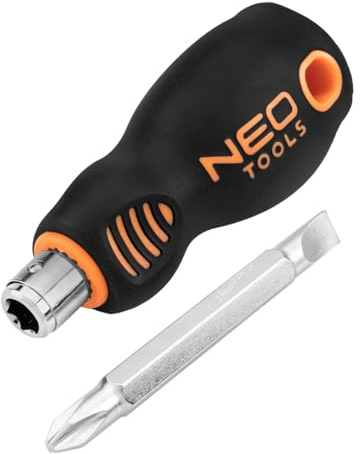 Neo Tools 04-201 Extra Short Phillips Flat Screwdriver