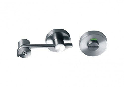 Fermeture salle de bain inox pour porte coulissante avec indicateur JNF code SM.027