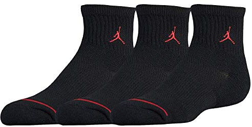 Jordan Jumpman Quarter Calzini per bambini Black 7/9 anni