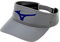 Mizuno Unisex-Erwachsene Visor Visier, Grau-Royal, Einheitsgröße