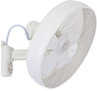 Beacon Lighting Breeze - Ventilador de pared con mando a distancia, 41 cm, color blanco