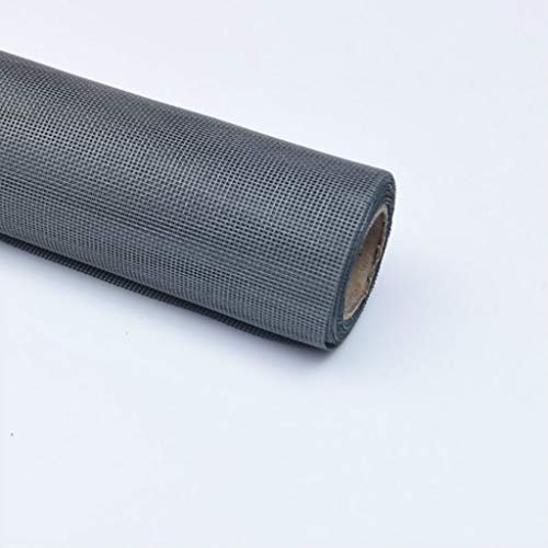 XXYANZI Mosquitera de Fibra de Vidrio 1x6m, Tela Mosquitera por Metros Exterior Resistente a la Rotura Mosquitera Ventana Enrollable, para Ventanas con Marco. - Gris