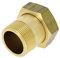 Raccord compteur laiton mâle 33-42 femelle écrou libre 40-49