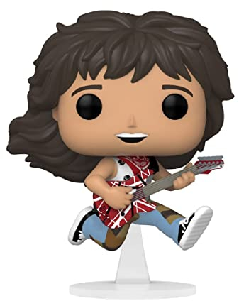 Funko POP! Rocks: Eddie Van Halen With Guitar - Collectable Vinyl Figure - Gift Idea - Official Merchandise - Toys for Kids & Adults - Music Fans - Model Figure for Collectors and Display