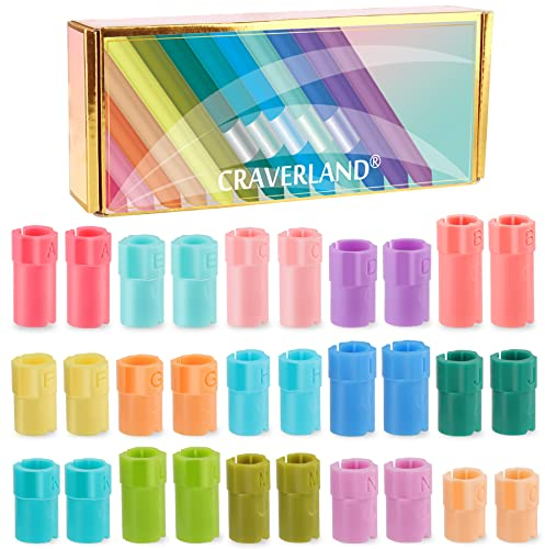 CRAVERLAND Stifte Adapter für Cricut – Regenbogen-Stifthalter für Cricut Explore Air 3 Air 2 Air Maker 3 Maker 2 Maker zu kompatibel mit mindestens 40 Stiften