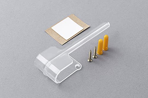 LOUVRETIE Vertical Blind Tieback x4 Clear