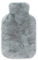 Bakecat Hot Water Bottle Cover Only, Very Soft Fluffy Cover - 2L (Cover Only), Grey