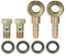 QUARKZMAN M10x1 8mm Banjo Tubo Ardiglione Bullone Raccordi Adattatore per Automobile (2 Set)