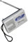 Yosoo Portable Silver Grey AM/FM Radio with Headphone Jack for Home, Travel, Emergency Use