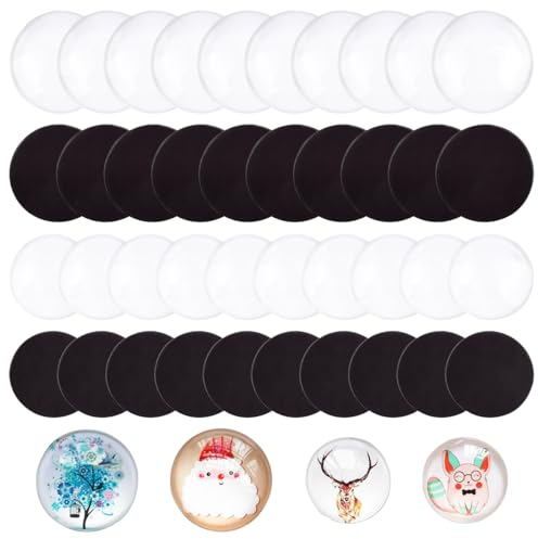 48PCS Aimant Frigo 3D,Aimant Frigo Decoratif Puissant Décoration Magnétique Frigo 3D Verre Cristal Aimants pour Armoires de Bureau, Tableaux Blancs et Photos Aimants Décoratifs pour la Maison