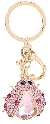 TOPINCN Niedliche Marienkäfer-Schlüsselanhänger, Zubehör, Charm-Schlüsselanhänger, Schlüsselanhänger, Ornament-Anhänger, Modische Marienkäfer-Schlüsselanhänger, Insekt, Käfer,
