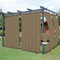 Easy-Going Outdoor-Terrassen-Vorhänge, abnehmbare Schlaufen, winddicht, wetterfest, für Cabana, Veranda, Pergola und Pavillon, 2 Paneele, 137 x 213 cm, Khaki