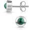 Materia Malachit Stein Schmuck Damen Silber 925 Ohrstecker SO-207-Malachit