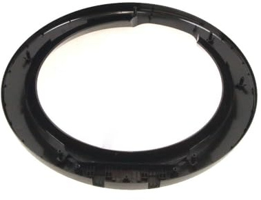 CADRE EXTÉRIEUR HUBLOT NOIR pour LAVE LINGE CANDY - 41044325