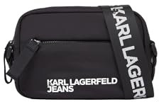 KARL LAGERFELD JEANS, Herren, Essential Nylon Crossbody, Schwarz, Einheitsgröße