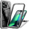 Cozycase Shockproof IP68 Waterproof Case Only for iPhone 16 Pro Heavy Duty 360 Full Body & Screen Camera Protector Front Back Cover Dustproof Hard 16Pro Tough Protective Case Black/Frosted Clear