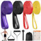 flintronic Bandas de Resistencia Elástica, 4 Gomas Elasticas Musculacion de Diferentes Resistencias con Anclaje para Puerta, Asas, Bolsa de Transporte, Instrucciones de Entrenamiento, para Deporte