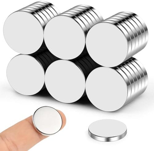 Delaga 30 Stück Magnete Extra Stark 15x2mm, Mini Magnet für Magnettafel, Kleine Magnete Stark Rund, Starke Magnet für Kühlschrank, Whiteboard, Pinnwand, Büro