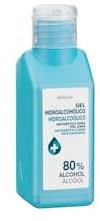 Hydroalkoholisches Handgel, 80 % Alkohol, antiseptisch, ohne Ausspülen, 75 ml, 2 Stück