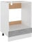 HOMTAKIE Armoire à Four Gris béton 60x46x81,5 cm Bois d’ingénierie