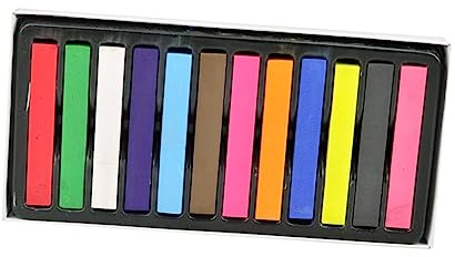 EPIGEIST Farben Temporäre Haarkreide Pastell Haartonung Für Kreative Looks Für Erwachsene Leicht Auswaschbar Schont Das Haar Für Partys Und Besondere Anlässe
