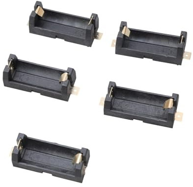 Kfwfuaee Lot de 5 piles Cr123a en plastique ABS pour les petits projets électroniques 16340 17335 Power