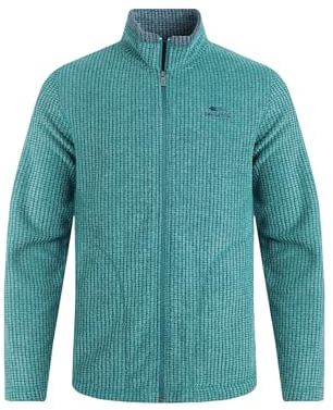 Weird Fish Shires Full Zip Grid Fleece Leaf Green Size M. (Jumper/Sweater/Fleece)