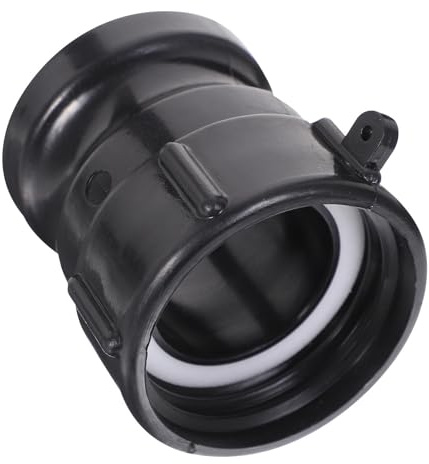 PACKOVE 2 Zoll Camlock Schnellverschluss Adapter Ibc Behälteranschluss Kunststoff mit Dichtungsring Nockennut Verschraubung für Trinkwasser und Lebensmittelindustrie