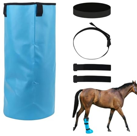 Breathable Hoof Boots, Comfortable Protective Horse Footwear, Heavy‑Duty | Horse Hoof Packing Boot for Equine Livestock Abscess Thrush Poultice Rehabilitation Recovery