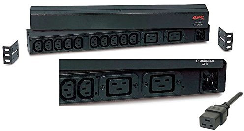 Horiz Rm Pdu Iec320 C20 Plug 2 C10 / 10 C13 Rcptl