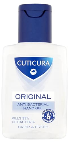 Cuticura- Gel anti bacterial de manos, pepino y ierba buena de jardín, 50 ml, 1 unidad