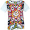 GURU SHOP Mirror T-Shirt - Drittes Auge/Weiß, Herren, Baumwolle, Size:XL