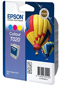 Epson T020 Tintenpatrone blau/gelb/rot