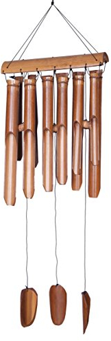 Carillon éolien d'environ 80cm de Son apaisant Feng Shui Bambou Jeu de Vent Jeu de Son