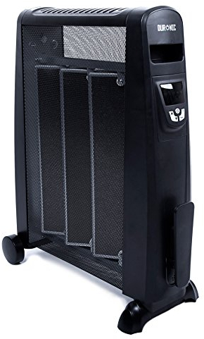 Duronic HV052 Wärmewellen Heizung | Heizgerät mit 3 Stufen | Konvektor mit Thermostat | Heizkörper mit 1500 W | Mica Heizelement | 1 Minute Aufheizzeit | Überhitzungsschutz | Antifrostschutz | Lautlos