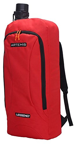 Traditioneller Bogensport Legend Archery Premium Rucksack(rot) mit Pfeilröhre