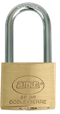 AMIG - 1233 | Cadenas clefs identiques 30 | 30 mm | Laiton | Mat