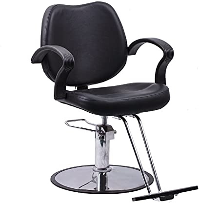 FlagBeauty Hair Beauty Salon Equipment Black Hydraulic Barber Styling Chair