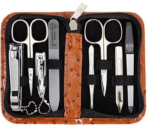 3 Swords Germany kit manucure pedicure soin des ongles avec lime en verre - qualite marque (786)