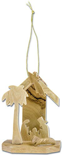 °° Baumschmuck - Krippe, Handarbeit - ca. 7 cm