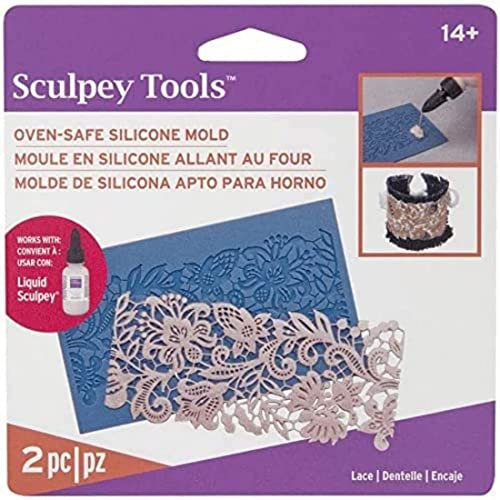 Sculpey APM-56 Flex Push Form, Lace, c1