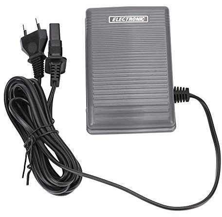 HEEPDD Controllo a Pedale Pedale Interruttore a velocità variabile con Cavo di Alimentazione per Parti della Macchina per Cucire Spina UE 220-240V